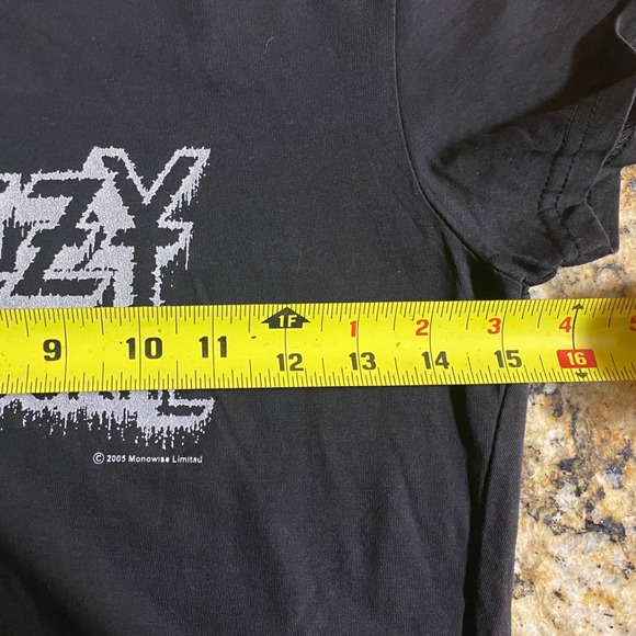 Bluenotes Ozzy Osbourne Graphic Tee Womens Small Black Excellent 2005 Band Shirt - Picture 4 of 5